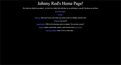Desktop Screenshot of johnnyrod.co.uk